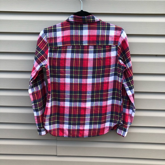 AEO | long sleeve button down flannel - Picture 6 of 6